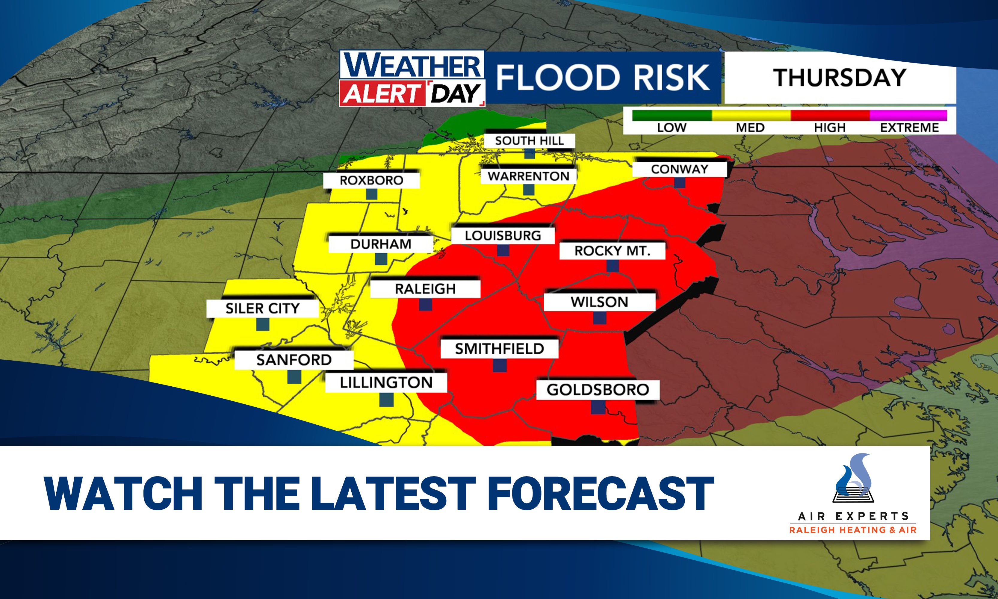 WRAL WeatherCenter Forecast