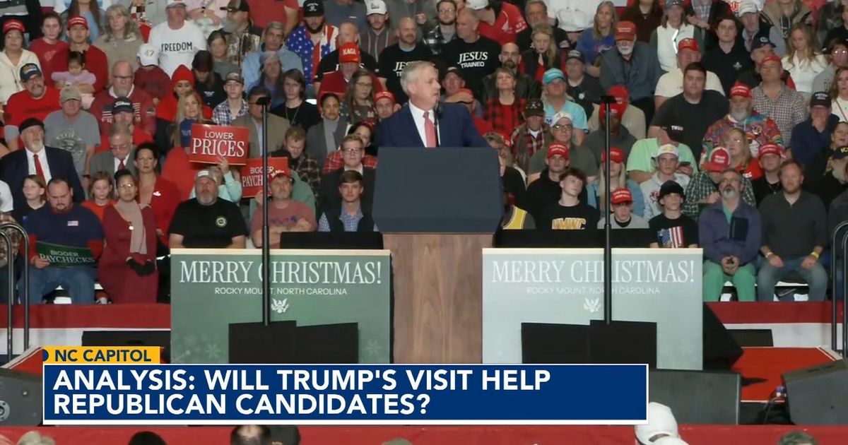 Trump’s NC trip is meant to help GOP candidates. Top Democrat has a ...