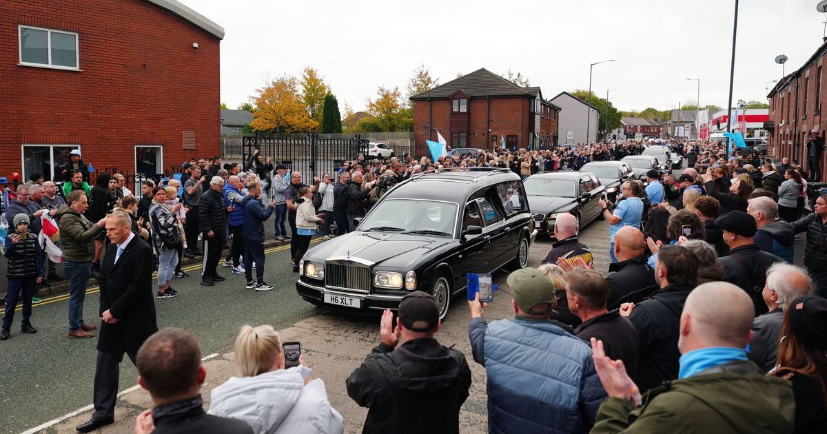 Manchester is saying its last goodbye to boxing icon Ricky Hatton