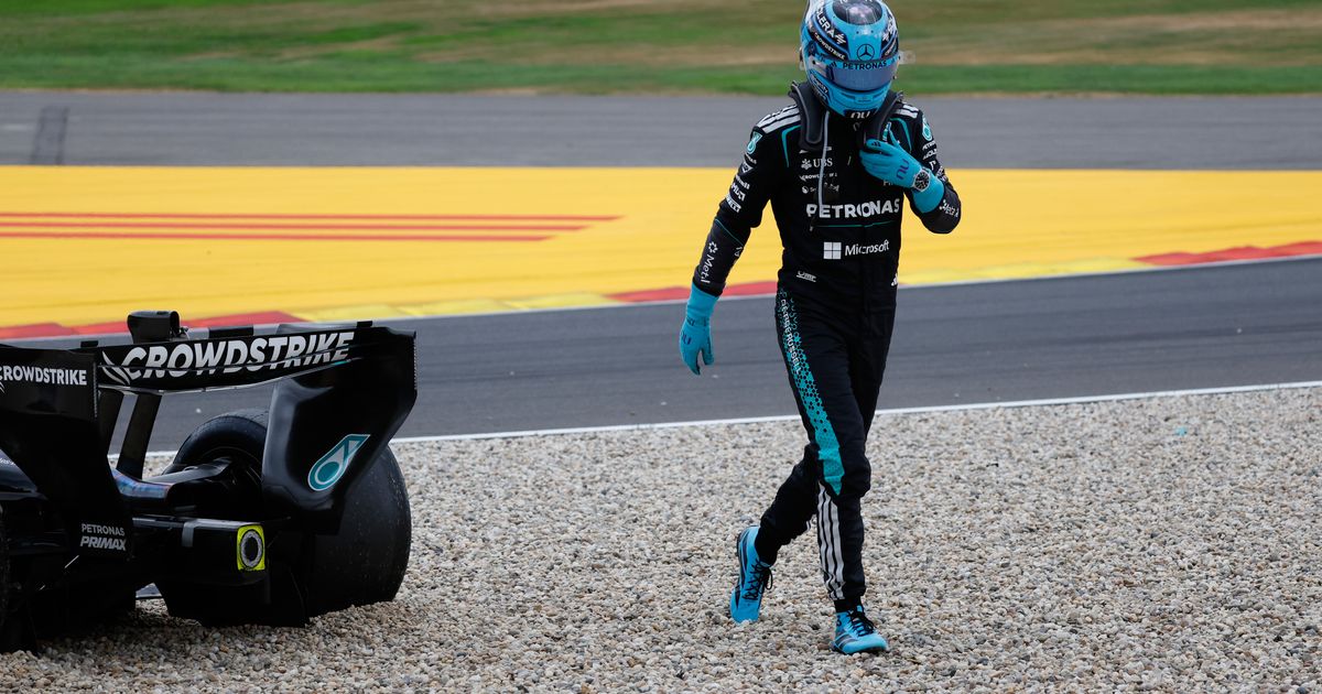 Mercedes to take action as George Russell fumes at loss of speed before his race-ending crash