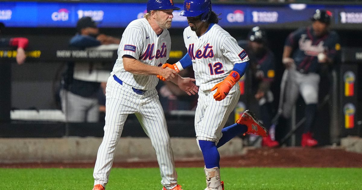 Francisco Lindor homers twice and drives in 6 as Mets pull away for 14-3 rout of Braves