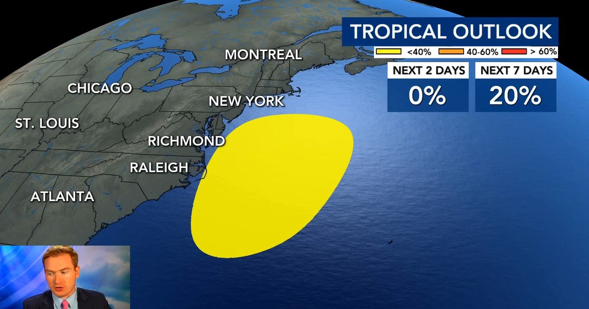 A low off the coast brings rough weather this weekend