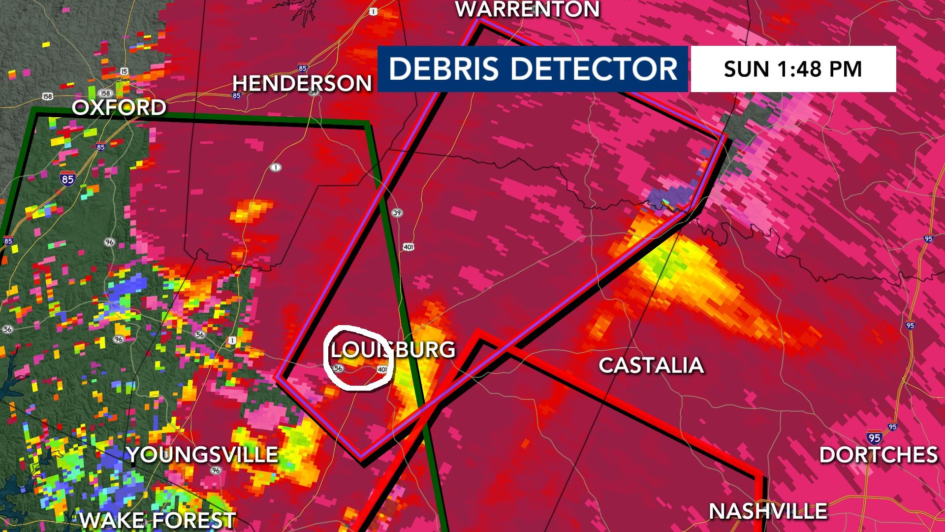 At least 5 tornadoes strike central North Carolina, uprooting trees and damaging homes in northeast Raleigh :: WRAL.com