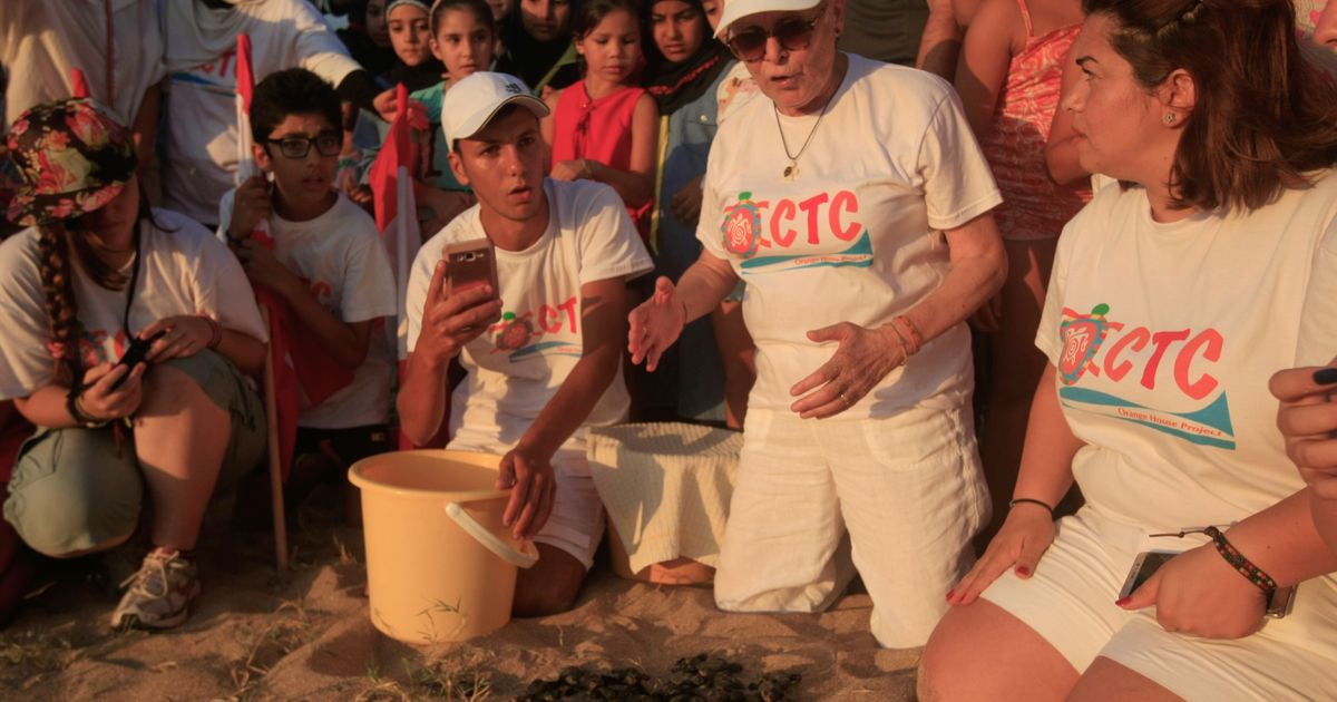 Mourners gather in Beirut to pay respects to Lebanese conservationist who died after Israeli strike