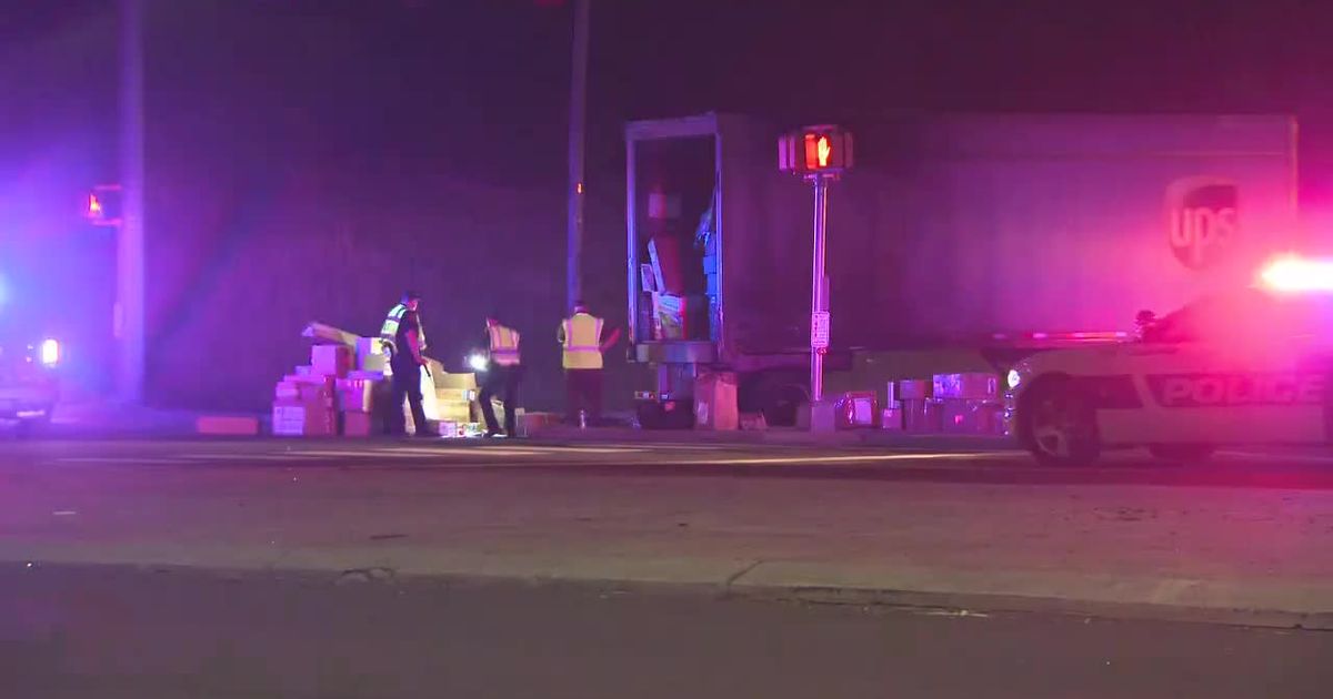 Driver safe after UPS truck catches fire on I-85 in Durham :: WRAL.com