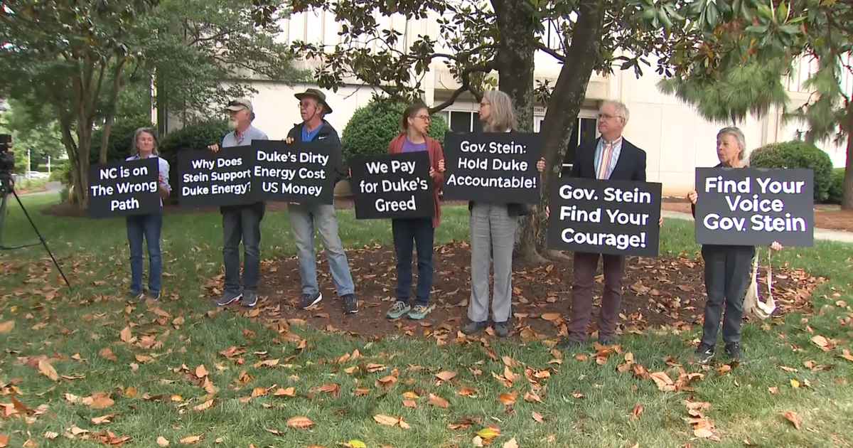 Duke Energy protesters gather in Raleigh over fossil fuel expansion plans, rising bills