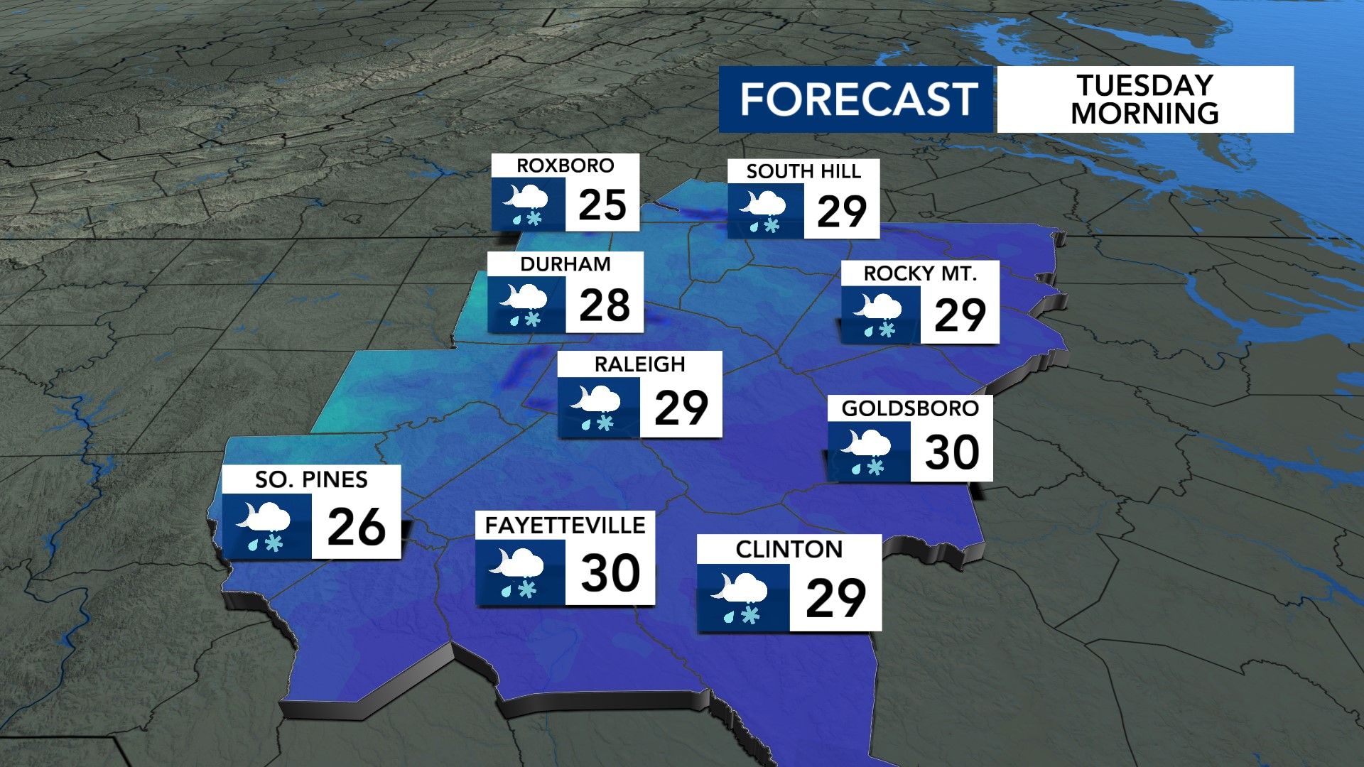 Arctic blast hits: Freeze Warning and possible flurries for the ...