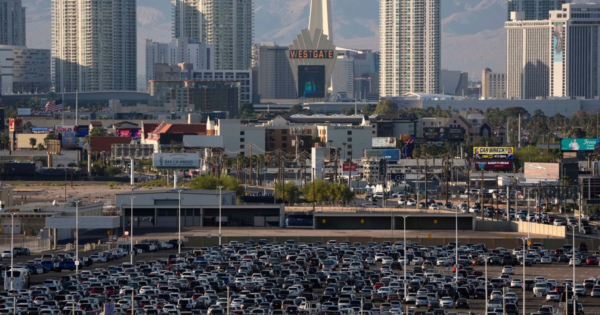 Private jet skids off runway, hits fence at Las Vegas airport