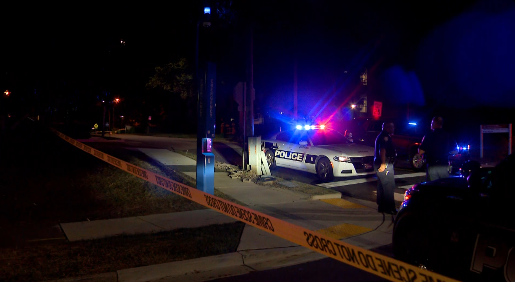 Dozens of evidence markers seen as police investigate scene near NC Central campus