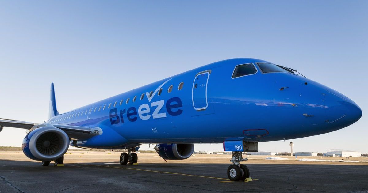 Breeze Airways adds five new non-stop routes to Raleigh-Durham Airport