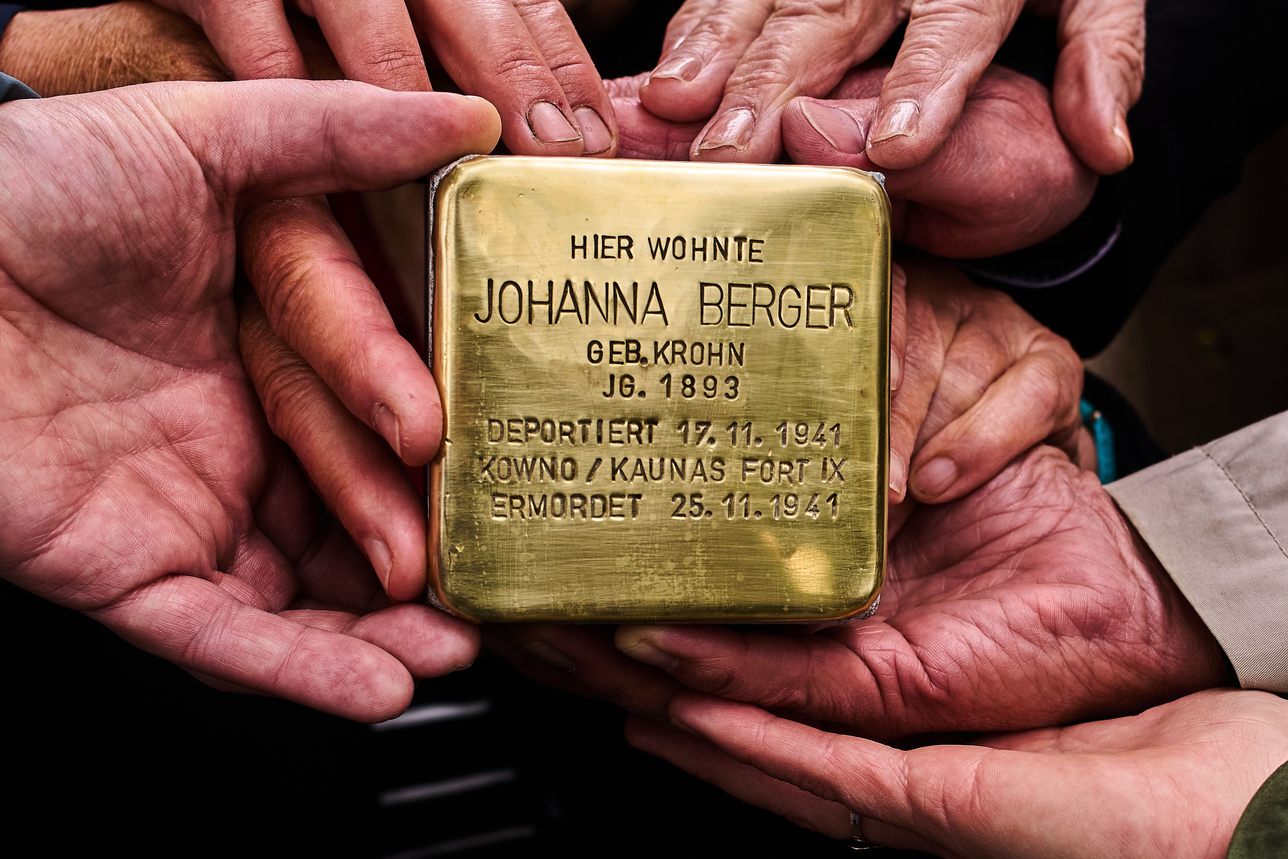 German town sparks outrage as far - right and conservatives rally against Holocaust memorial plaques