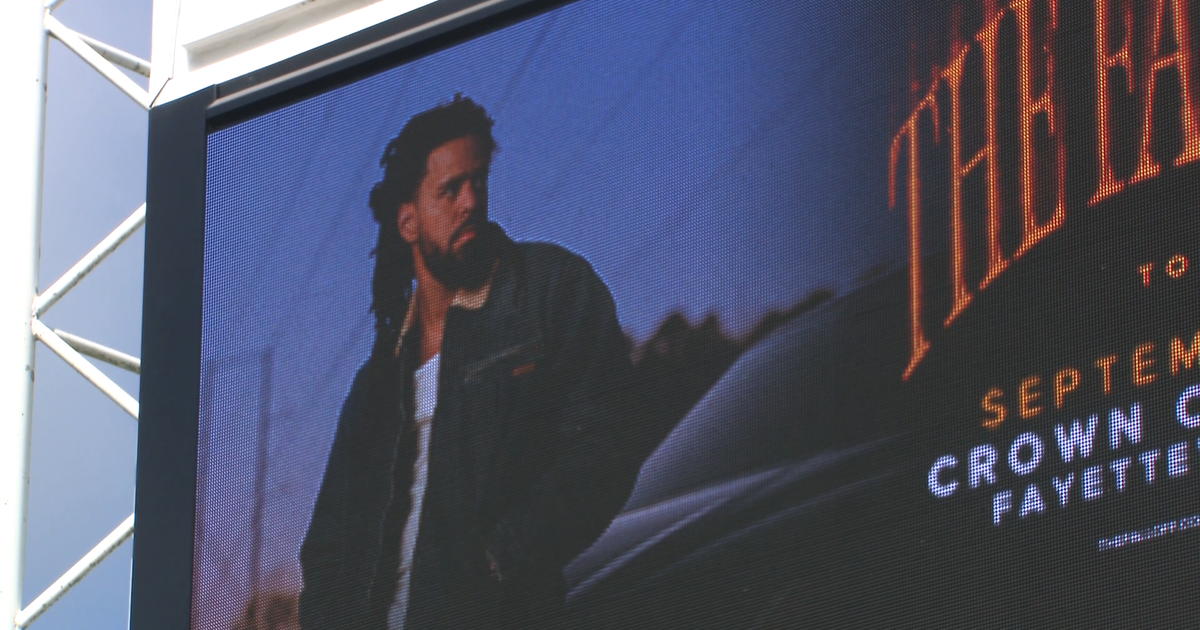 J. Cole fans brave weather and traffic for Fayetteville homecoming concert