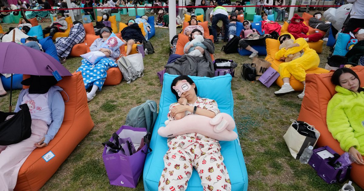 Sleep takes center stage at Seoul's Han River Nap Competition, in photos