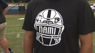 Panther Creek and Green Level meet for annual game promoting mental health awareness