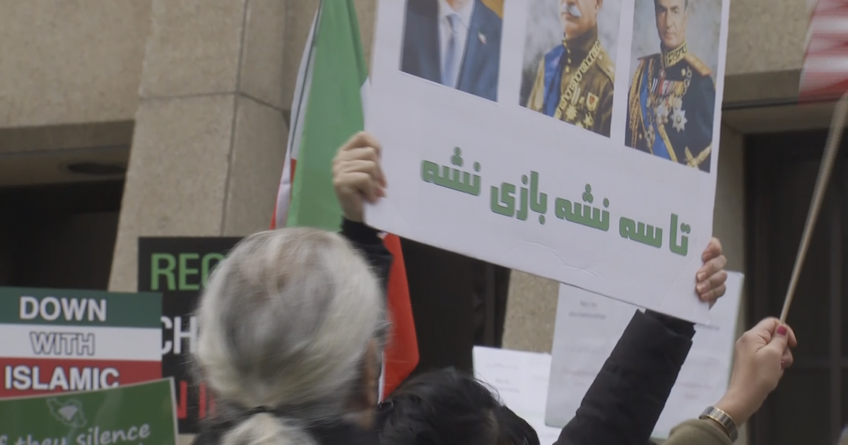 Raleigh residents gather for protest against Iranian government amid protest crackdown