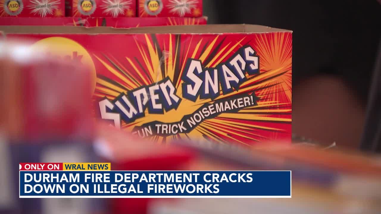 Only on WRAL: Durham Fire Department cracks down on illegal fireworks during Fourth of July holiday