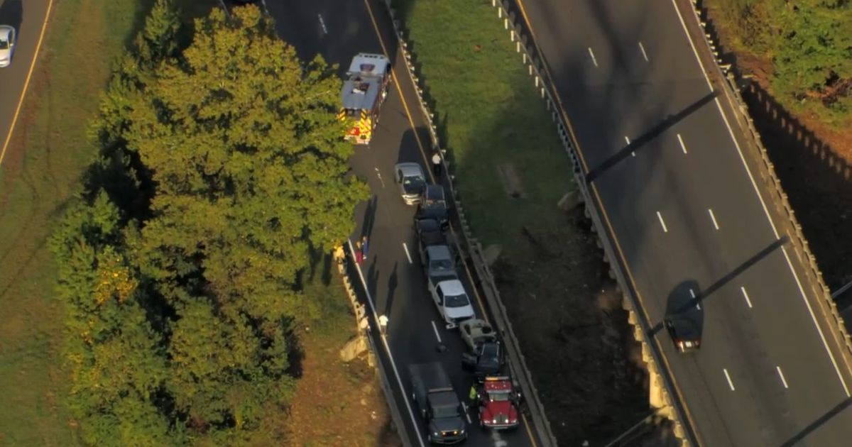 Sky 5: At least 7 vehicles involved in I-85 chain reaction crash near Durham