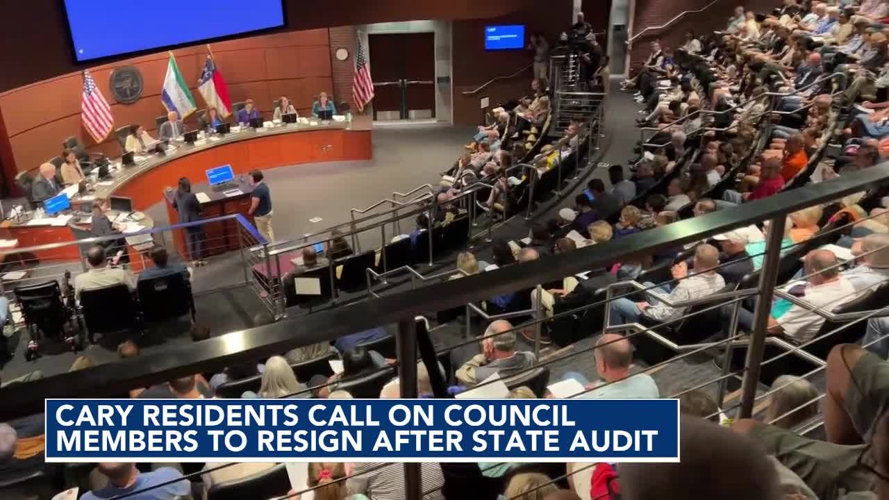 Cary residents call for Council resignations after state audit details questionable spending
