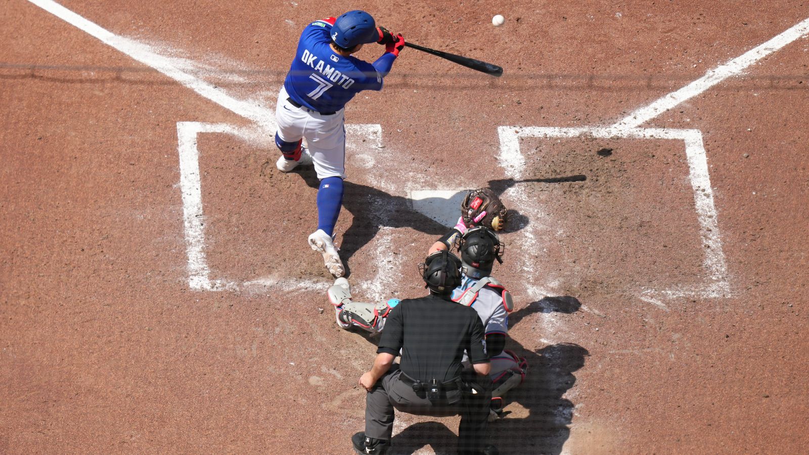 Kazuma Okamoto hits tiebreaking homer in the sixth inning as Blue Jays beat  Marlins 2-1 :: WRAL.com
