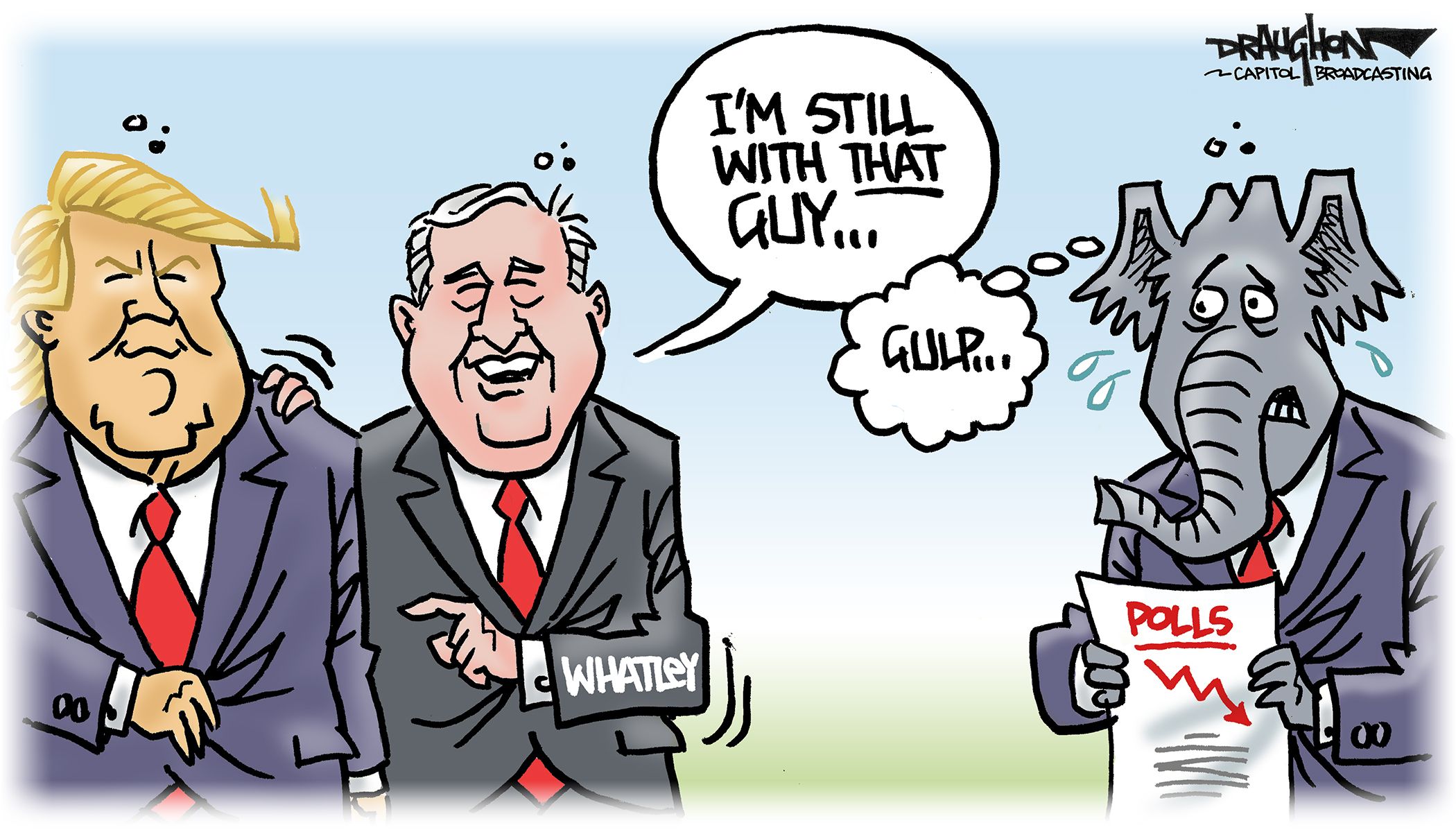 DRAUGHON DRAWS: Surf's up! Go out and make some waves with your vote!