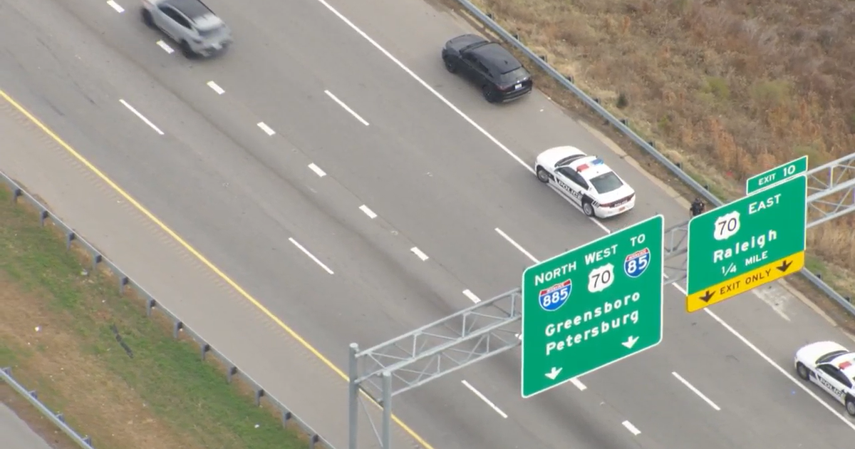 Driver shot on I-885 in Durham