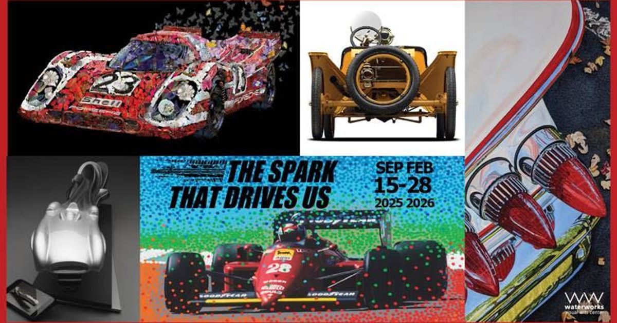 Now open: Salisbury exhibit meshes visual art with automobiles
