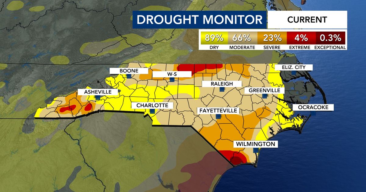 NC drought update: Drought continues to improve across the state ...