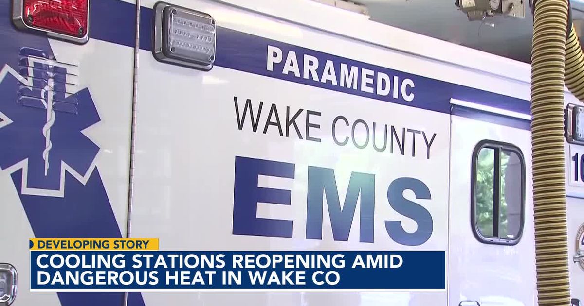 Wake County to reopen cooling stations amid brutal heat