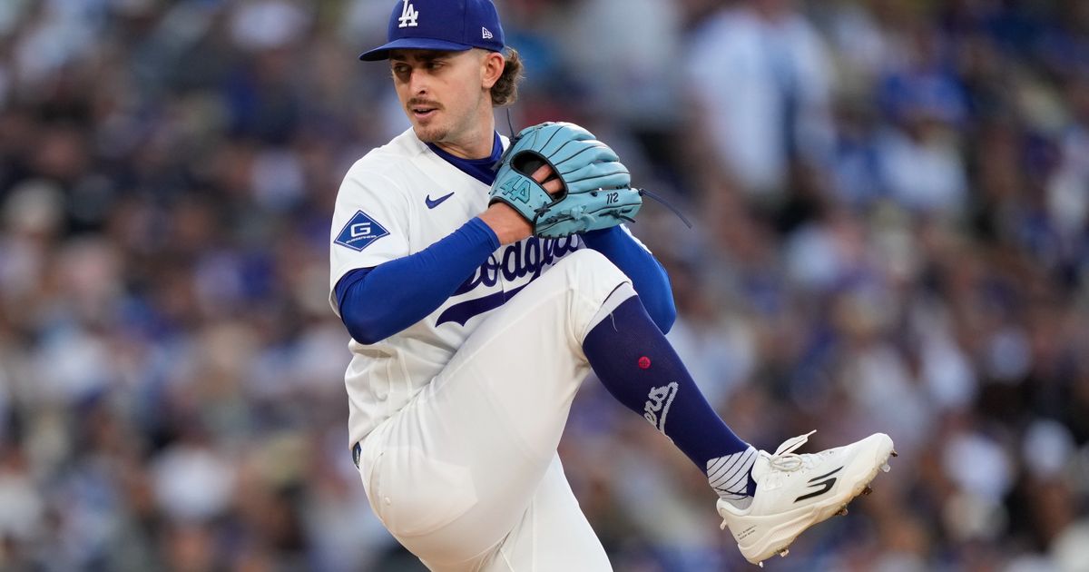 Dodgers beat Phillies as Justin Wrobleski strikes out 9 and Los Angeles hits 4 homers