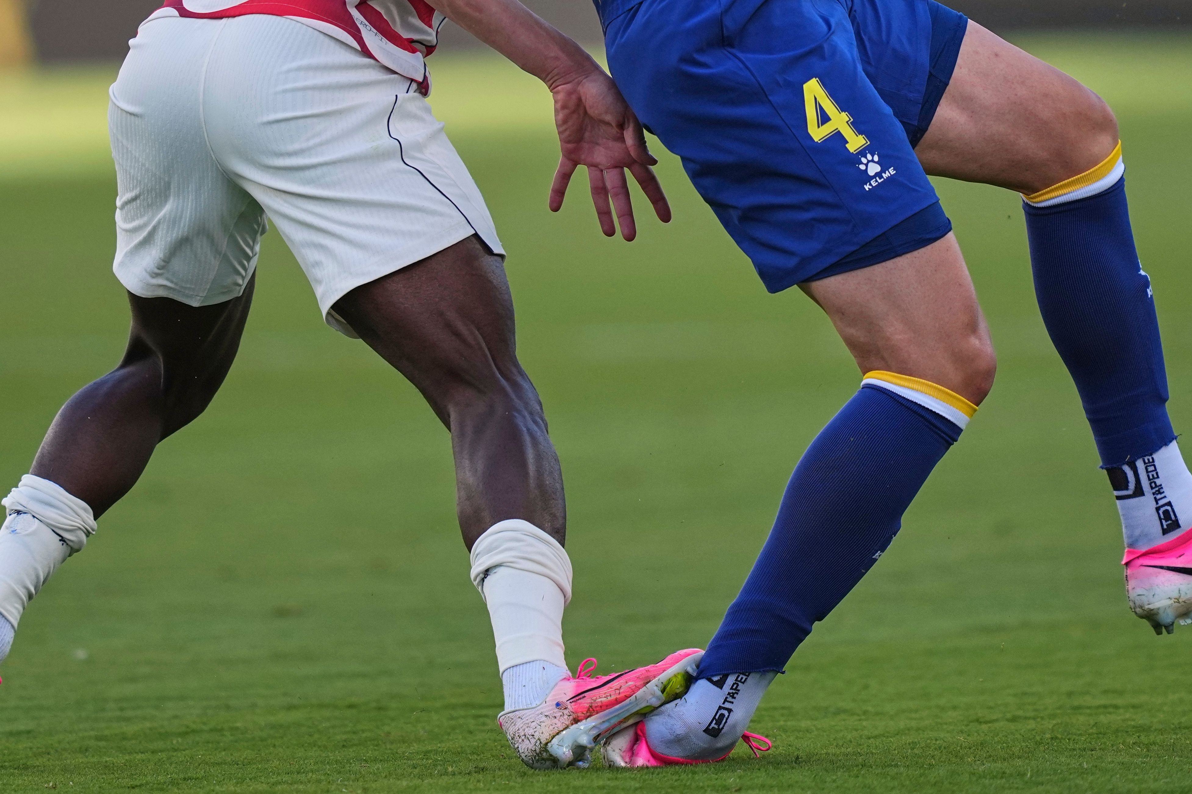 Photos of Balogun red - card foul at center of FIFA controversy to lift US striker suspension