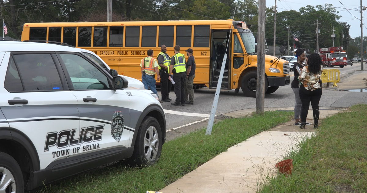 Selma crash sends driver to hospital after car hits school bus carrying ...