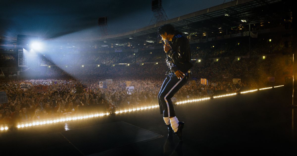 ‘Michael’ moonwalks to $97 million opening, shattering record for music biopics