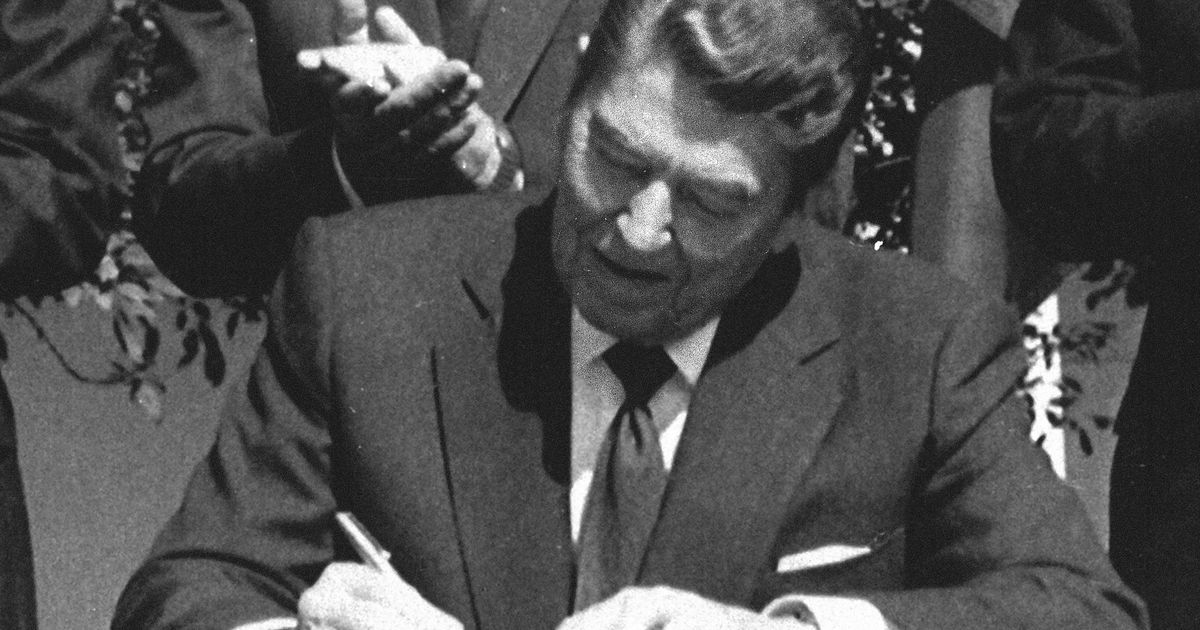 Fact check: Does a new Canadian ad 'misrepresent' Reagan's remarks on US tariffs?