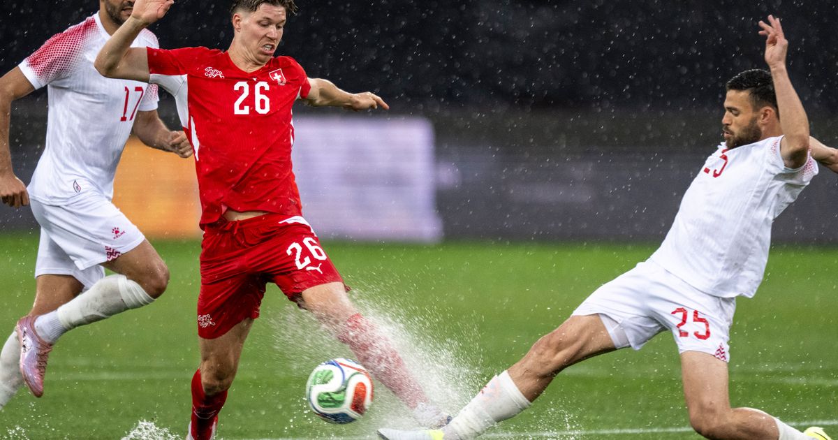 Weather chaos hits World Cup warmup game featuring two final whistles in Switzerland