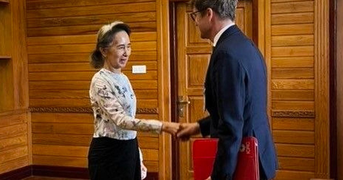 Myanmar’s detained former leader Aung San Suu Kyi has rare meeting with International Red Cross