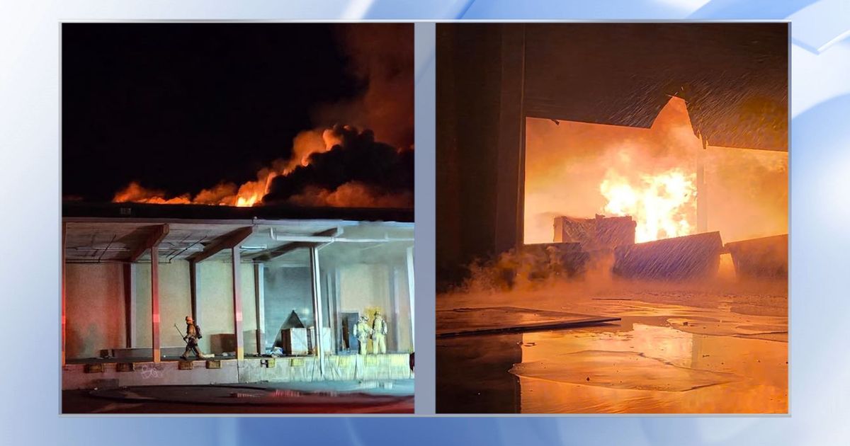 Large fire burns at Fayetteville building