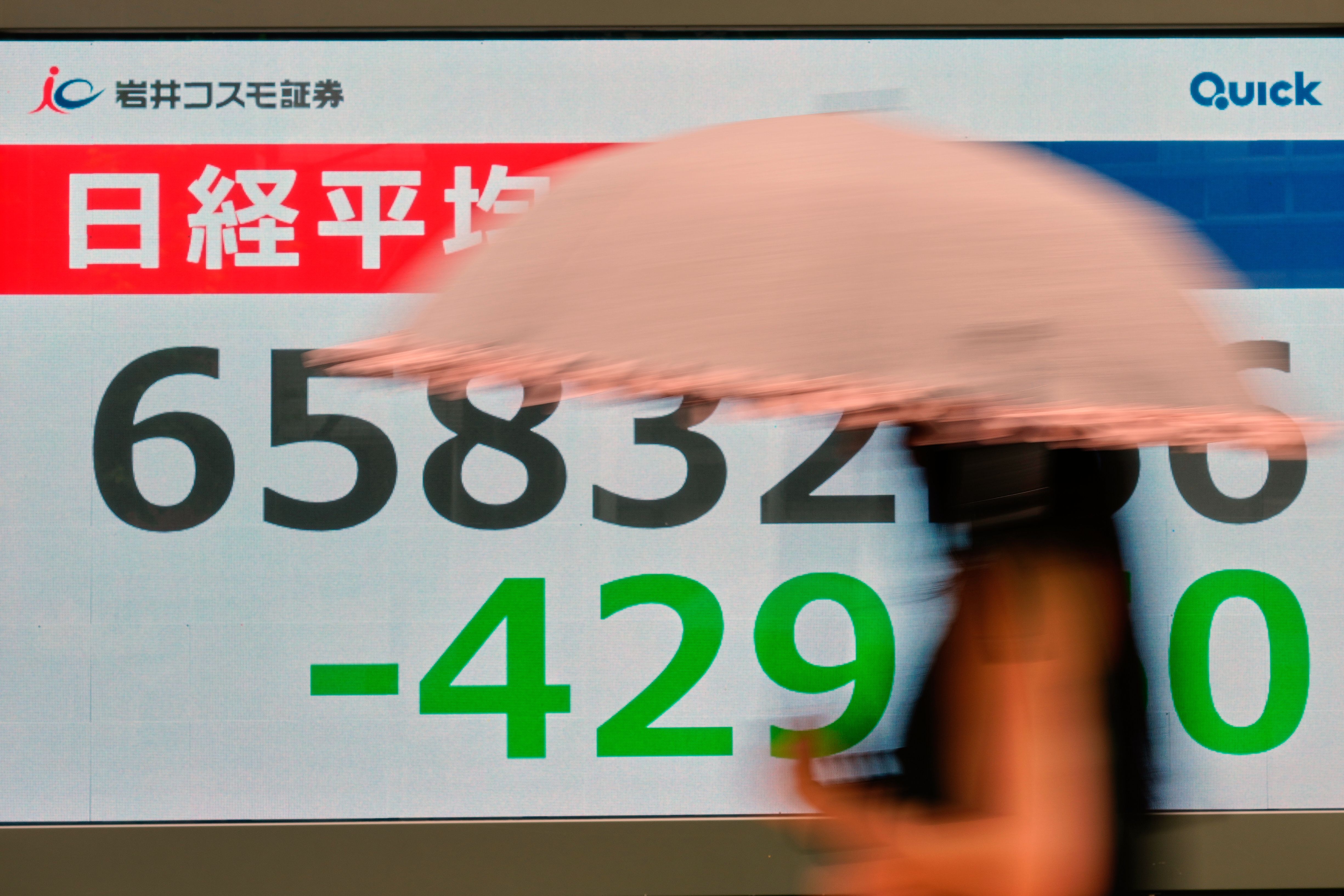 Asian stocks are mixed after Wall Street losses following economic updates