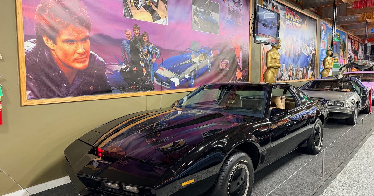 Museum's 'Knight Rider' replica car got a speeding ticket. It hasn't gone anywhere in years