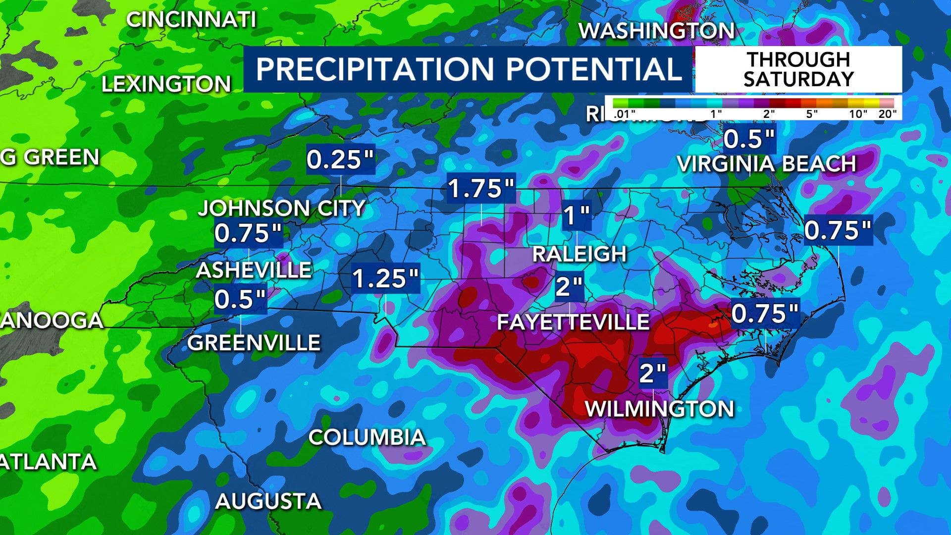 WRAL Weather Alert Day: Storms likely today with risk for flooding ...