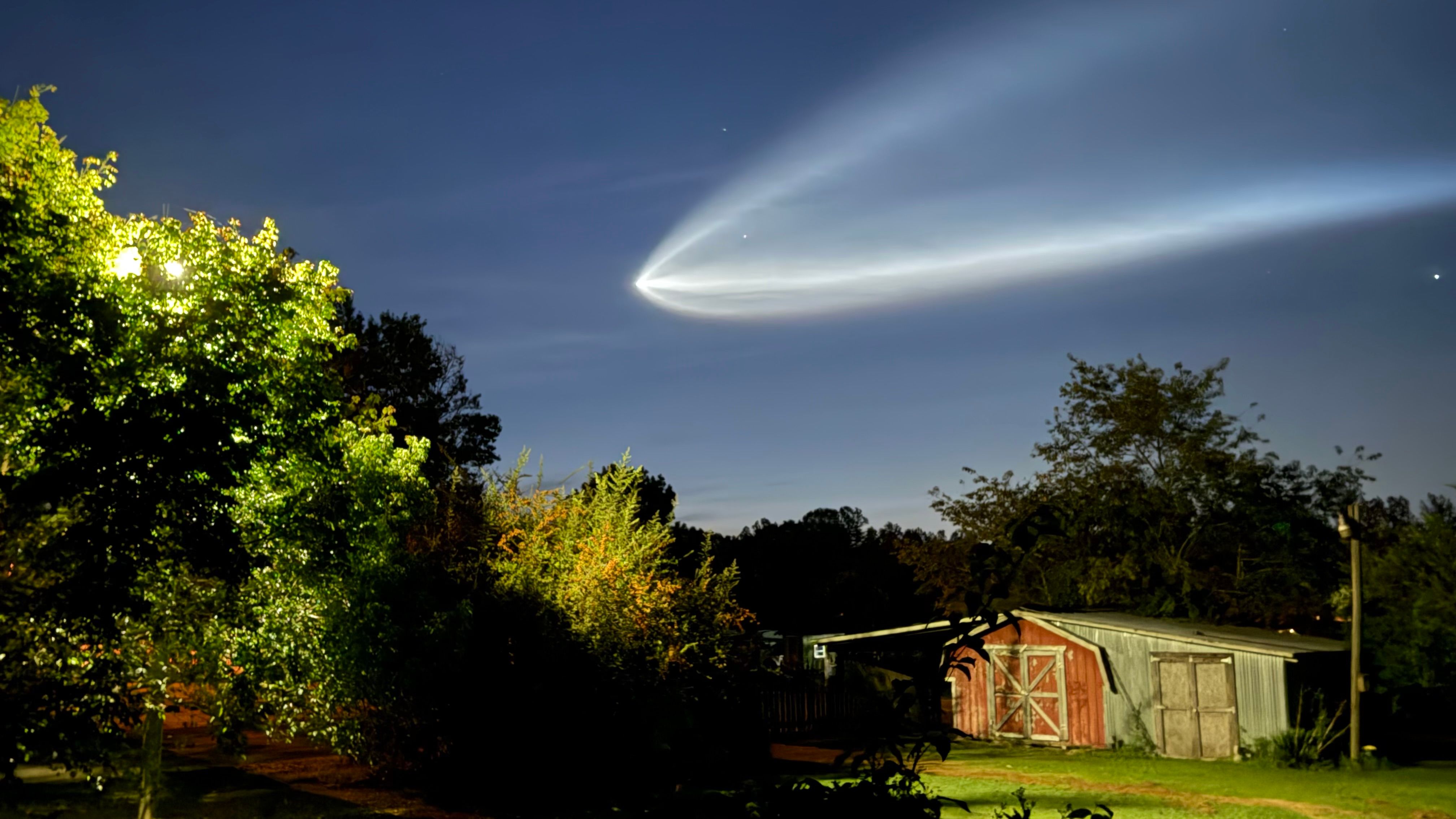SpaceX Starlink launch visible in NC skies Tuesday morning