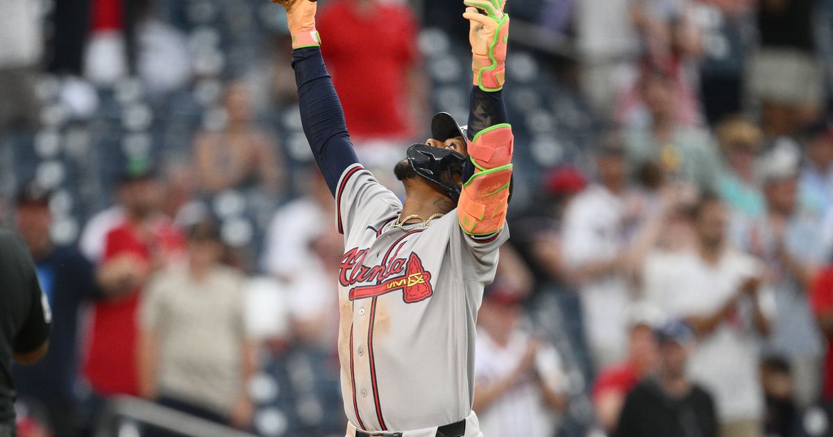 Ronald Acuña Jr. becomes fastest to 200 homers, 200 steals as Braves beat Nationals 9-0