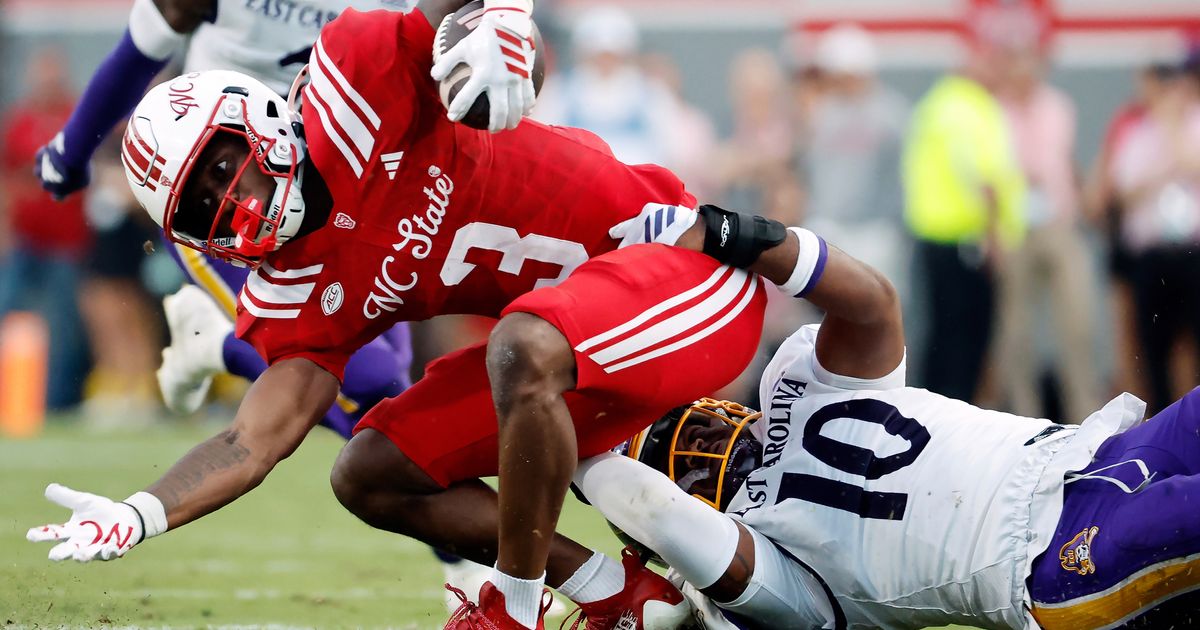 Last-minute defensive stand gives NC State victory over East Carolina in season opener