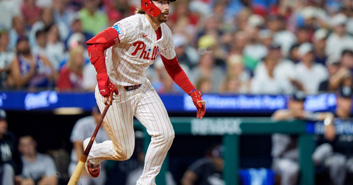 Bryson Stott homers and drives in 5 as Phillies rout Yankees 11-4 to avoid series sweep