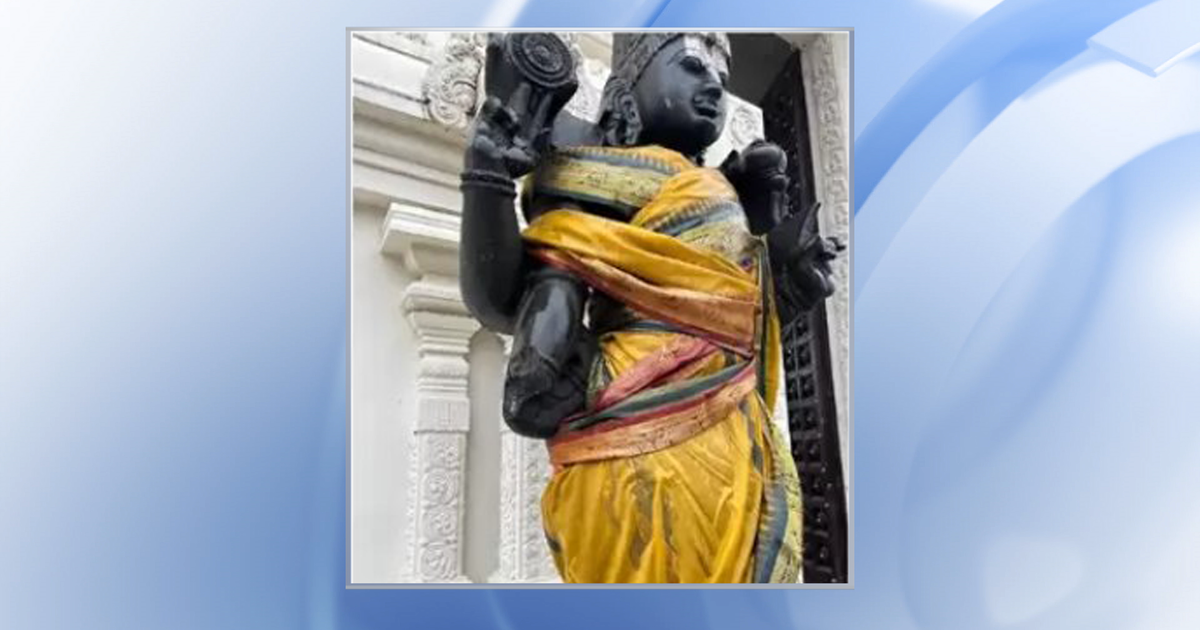 Cary police: Statue outside Hindu temple vandalized, search ongoing for suspects