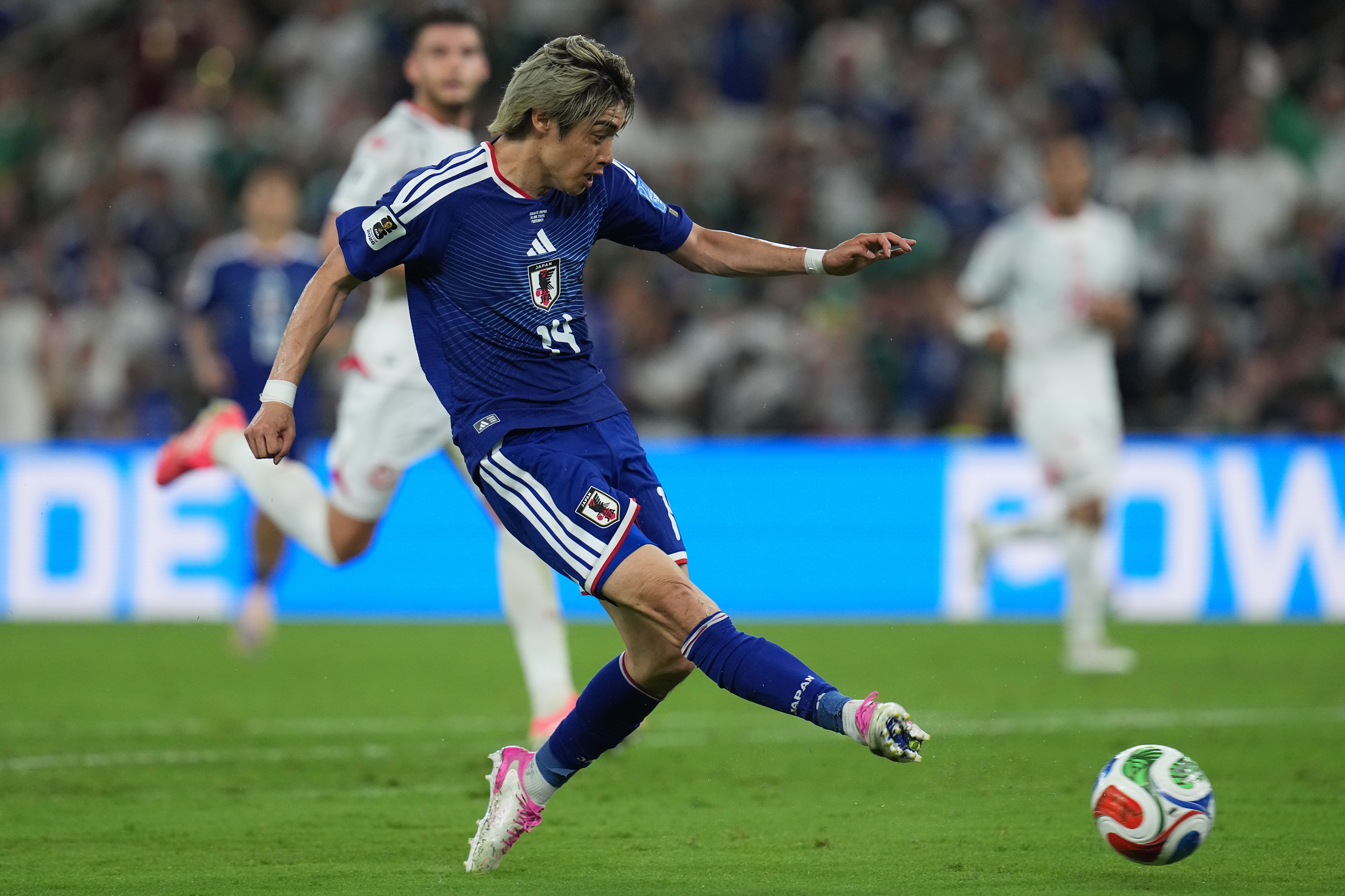 Ayase Ueda scores twice in Japan 4 - 0 win against Tunisia in 1 , 000th men World Cup match :: WRAL . com