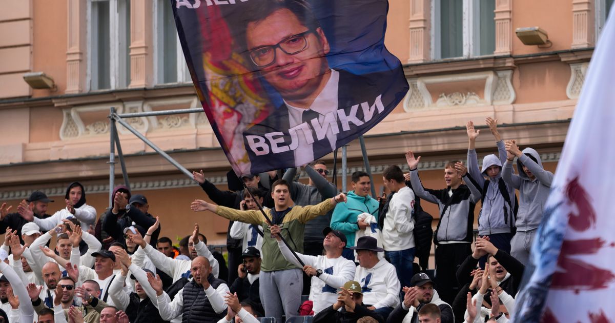 Serbian populist leader Aleksandar Vucic returns to tragedy-hit Novi Sad for preelection rally