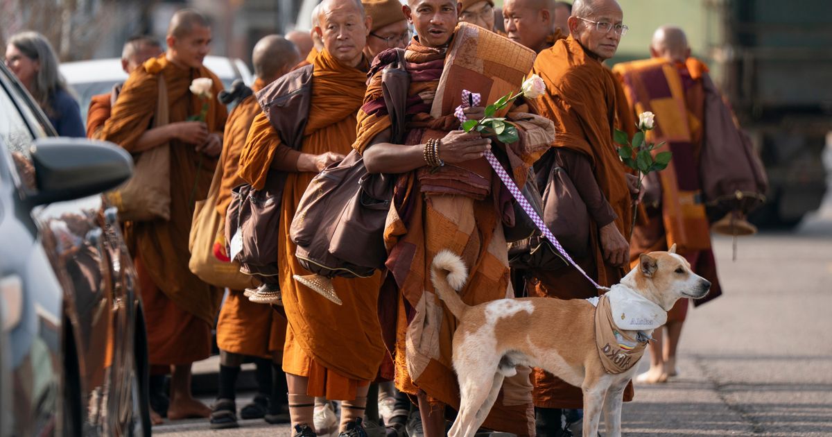From Texas to DC: Buddhist monks bring ‘Walk For Peace’ to North Carolina