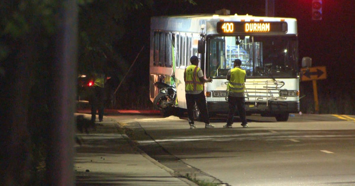 Motorcyclist killed in crash with Go Triangle bus in Durham off Erwin Road