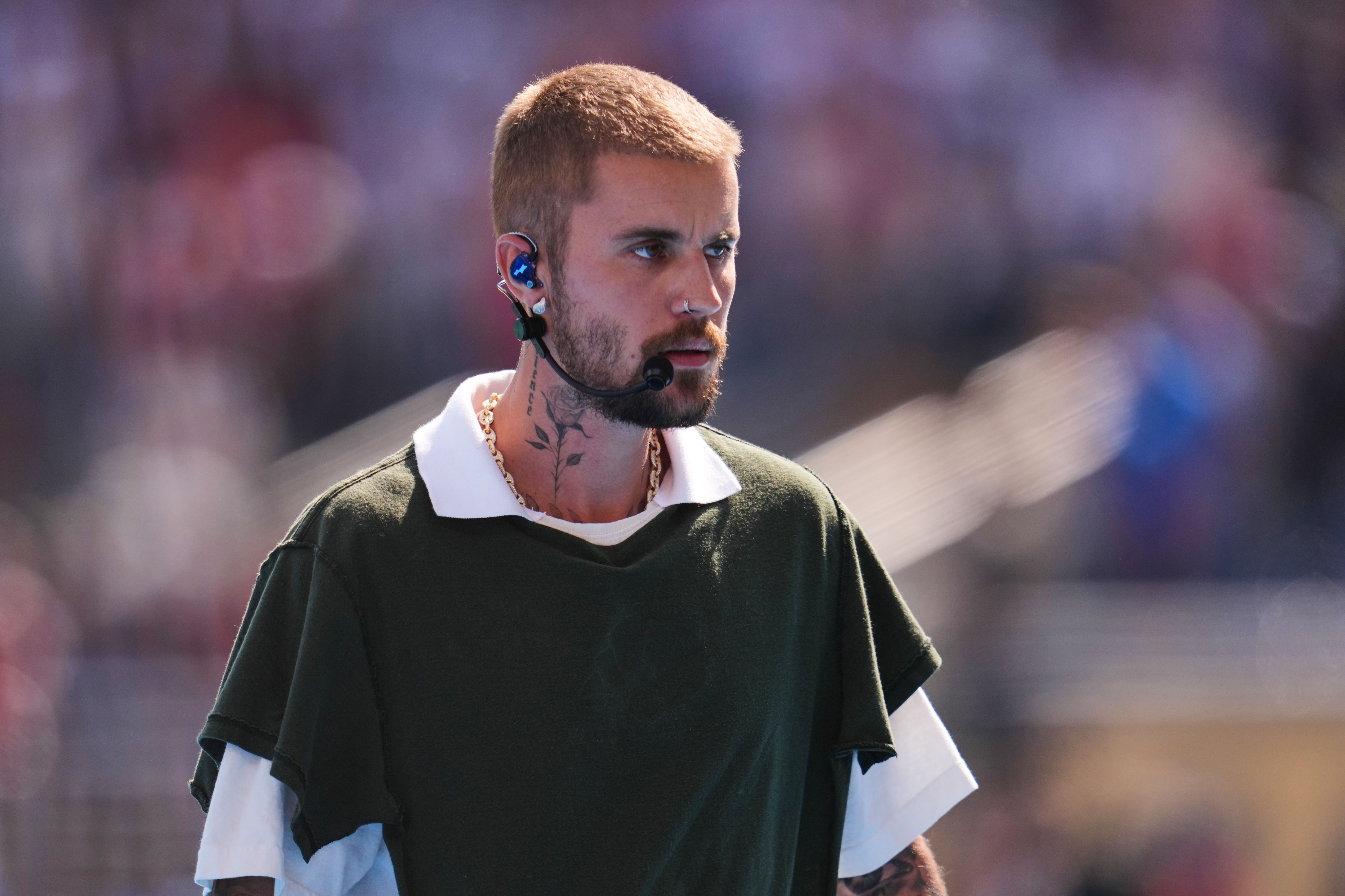 Madonna , BTS and more World Cup halftime performers see jump in song streams , Justin Bieber up 110 %