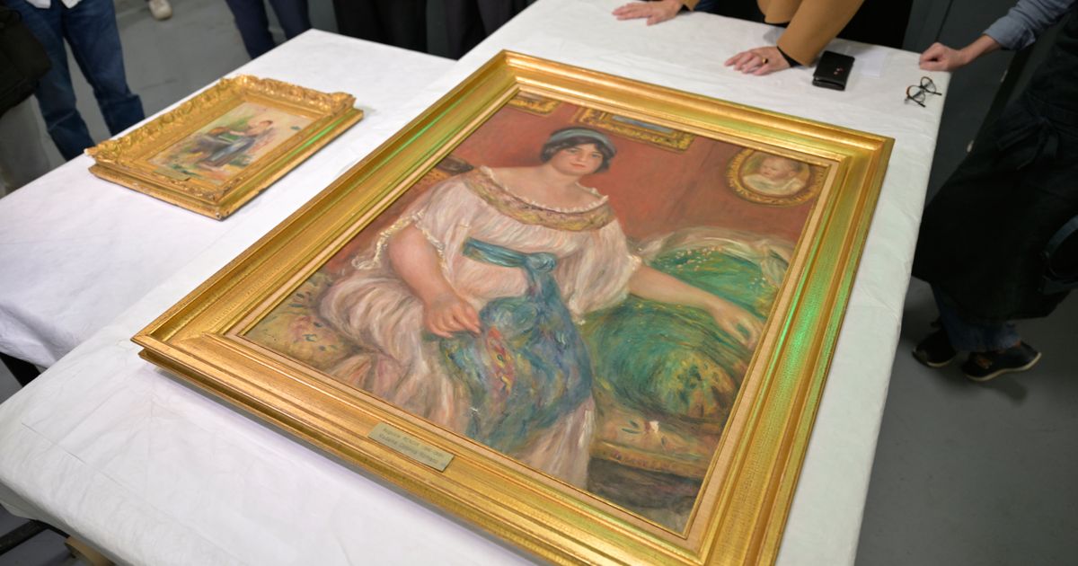 DNA and vehicle-tracking help French investigators recover stolen Renoirs and makes arrests